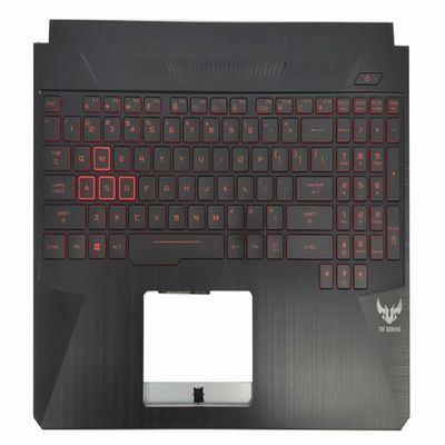 GHAG Replacement Palmrest Cover Keyboard for ASUS FX95DV FX95DU FX95DD FX95GT FX95GU FX95 FX95D FX505 F D FX86G c Palmrest Backlit us Keyboard red Word