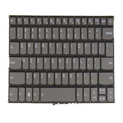 AZUBAYCOM US English Layout- Laptop Keyboard for Lenovo Ideapad 320s-13ikb, 720s-14ikb, V720-14, V720-14IKB, 81AK 80XC 81BD 80Y1, PC4SPB, Backlit, Gray Without Frame