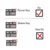 AZUBAYCOM US English Layout- Laptop Keyboard for Lenovo Ideapad 320s-13ikb, 720s-14ikb, V720-14, V720-14IKB, 81AK 80XC 81BD 80Y1, PC4SPB, Backlit, Gray Without Frame view 4