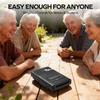 Cassette Tape Player & Voice Recorder, Standing Mic, Built-in Speaker, Aux view 2