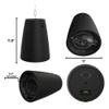 OSD Audio Nero ARC 6 Professional Hanging Pendant Speaker 150W, 6.5" Graphite Cone / 1 Silk Dome Tweeter, for Home or Commercial Applications, Safety Cable Suspension, Hardware Included (Black) view 3