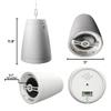 OSD Audio Nero ARC 6 Professional Hanging Pendant Speaker 150W, 6.5" Graphite Cone / 1 Silk Dome Tweeter, for Home or Commercial Applications, Safety Cable Suspension, Hardware Included (White) view 3