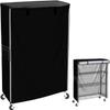 Wire Shelf Cover 36x18x54 Heavy Duty 600D Dustproof Storage Rack Cover view 1
