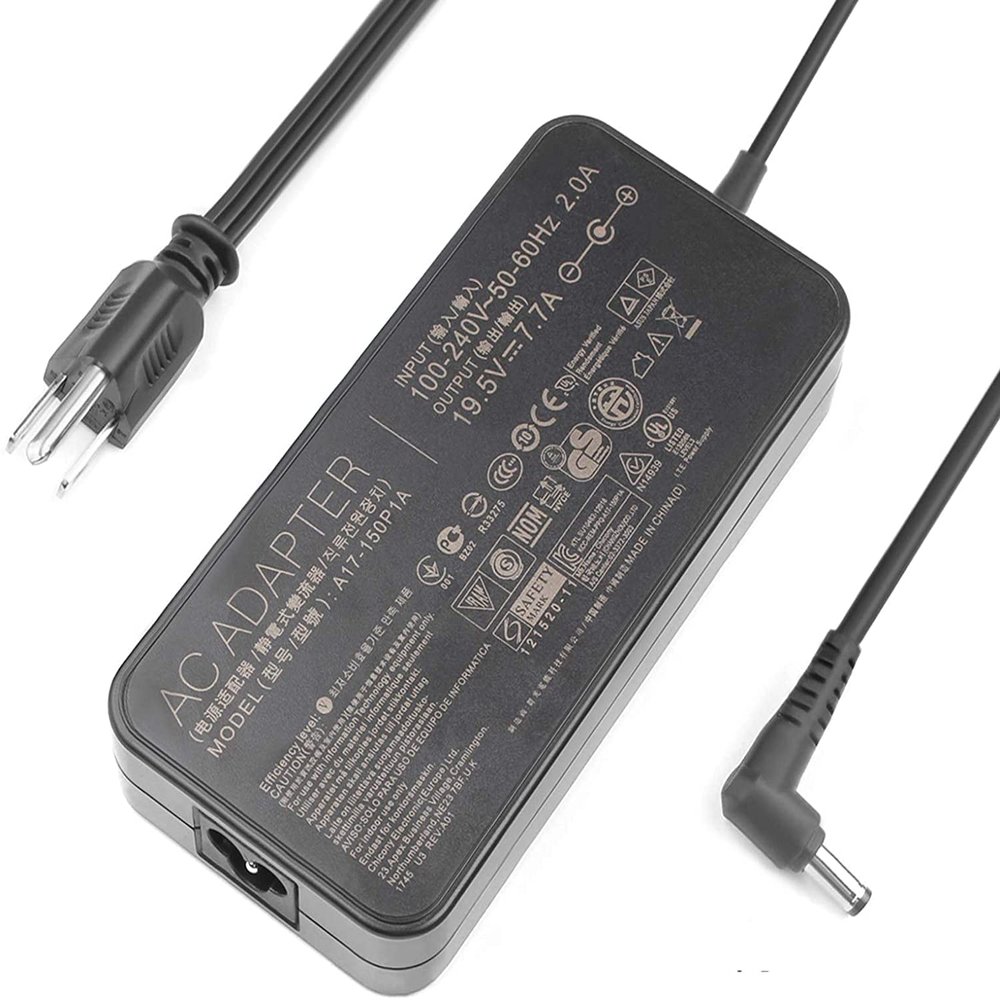150W Laptop Charger A17-150P1A A17150P1A A17-150P2A for Asus GL503G GL503GE GL703G GL703GE GL703GS GL703V GL703VD GL703VM GL503V GL503VD GL503VM FX504GM G53S G53SX G53JW G73S Laptop Charger
