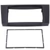 Double DIN Installation Dash Kit, Black ABS 2 Din Stereo Audio Fascia Panel Navigation Fascia Car Stereo Frame for Benz CLSClass C219 20012009 view 1