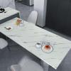 17.7"x354" Thickened Marble Contact Paper Peel and Stick White and Grey Marble Textured Wallpaper 3D Vinyl Wrap Waterproof Removable Self-Adhesive Countertops Wall Paper for Bathroom Kitchen Cabinet view 3