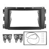 Double DIN Installation Dash Kit, Fydun Gray ABS 2 Din Stereo audio Fascia Panel Navigation Fascia Car Stereo Frame for ForTwo 2007?2010 view 1