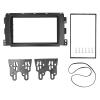 Double DIN Installation Dash Kit, Fydun Gray ABS 2 Din Stereo audio Fascia Panel Navigation Fascia Car Stereo Frame for ForTwo 2007?2010 view 4