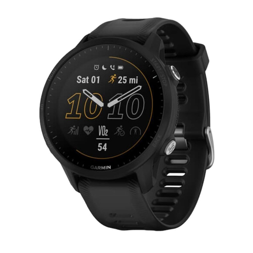 Garmin 010-02638-10 Forerunner 955, GPS Running Smartwatch, Tailored to Triathletes, Long-Lasting Battery, Black