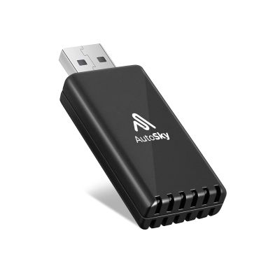Wireless CarPlay Adapter - Fastest 5Ghz - AutoSky - Plug and Play - USB-C and USB-A Cables - Wired CarPlay Required