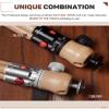 IFOOTAGE Timberpod Mini Tripod, 10th, Small Camera Tripod with 1/4" Screw, Professional Tabletop Tripod for DSLR, Mobile Phone and Action Cameras, Handheld Mini Tripod WoodBronze view 2