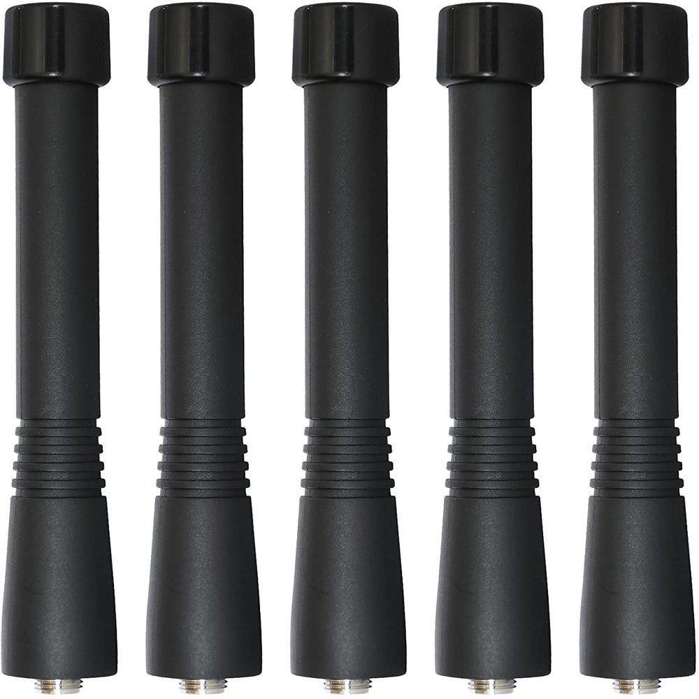 KRA-16 VHF 136-174MHz Stubby Antenna for Kenwood TK-272G TK-290 TK-2140 TK-2200 TK-2212 TK-2300 TK-2302 TK-2312 ((5 Pieces))