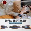 for EIGIIS Military Smartwatch Band, Stretch Elastics Nylon Adjustable Replacement Strap for K22 Military Watch/EIGIIS K22 Military Watch/EIGIIS K55 Smartwatch/Moowhsh HM09 Smartwatch (Purple Blue) view 4
