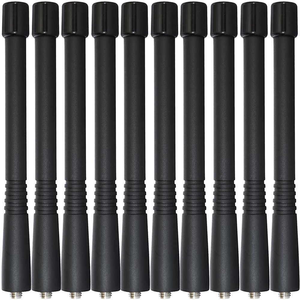 KRA-16 VHF 136-174MHz Stubby Antenna for TK-272G TK-290 TK-2140 TK-2200 TK-2212 TK-2300 TK-2302 TK-2312 ((10 Pieces))