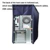 ALHBEJT 3 Pieces Computer Dust Cover Monitor + Keyboard+ Computer Host Pc Dust Proof Computer Covers Case for Desktop Pc CPU Tower Protector (34'' Monitor Set ,Blue) view 3