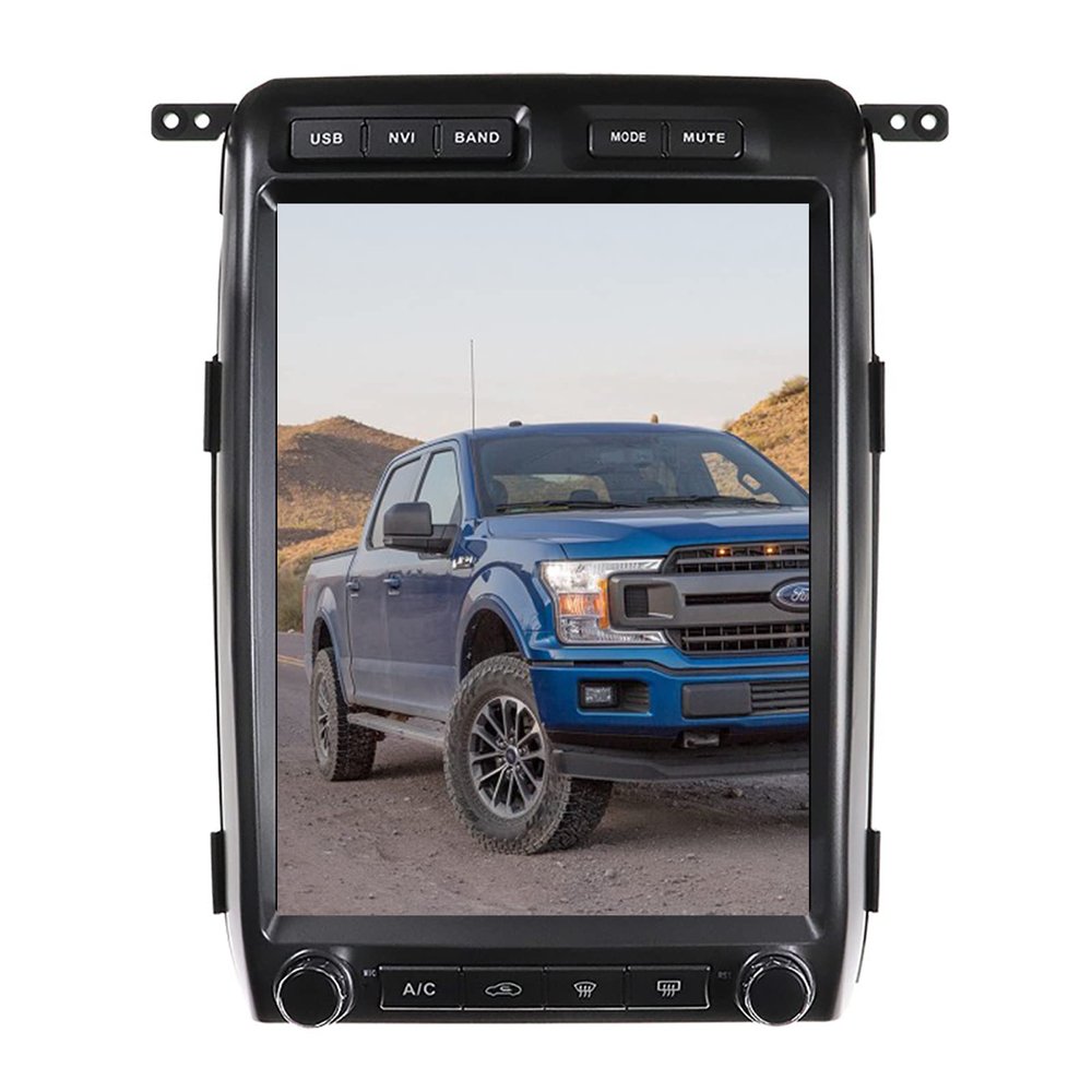 ZWNAV 13 inch Tesla Style Touch Screen Android 9 Radio for Ford F-150 F150 2009-2014 Car Stereo Replace GPS Navigation Upgrade Head Unit Video Multimedia Player Wireless Carplay