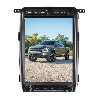 ZWNAV 13 inch Tesla Style Touch Screen Android Radio for Ford F-150 F150 2009 2010 2011 2012 2013 2014 Car Stereo Replace GPS Navigation Upgrade Head Unit Video Multimedia Player Wireless Carplay
