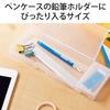 Elecom P-TPENSEBU Stylus Pen, Hexagonal Pencil Type, For Kids, With Strap Hole, Conductive Fiber Type, Compatible with Smartphones and Tablets, Replaceable Nibs, Blue view 4