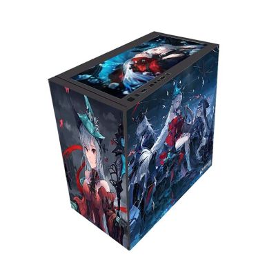 BBNB Gaming Case,Mid-Tower PC Gaming Case E-ATX/ATX/M-ATX/ITX - Front I/O USB 3.0 Port - Hinge Glass Side Panel - 9 Fan Position - Water-Cooling Ready Multi-colored