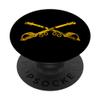 US Army Cavalry Branch - CAV Scout 19Delta - 19D Distressed PopSockets Adhesive PopGrip view 1