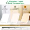 DIKAKO Light Therapy Lamp, 15000 Lx Sun Lamp,3 Color Temperature, 5 Levels of Adjustable Brightness and Timer Function Light Lamp, Touch Control, Rotatable Stand, Memory Function, Home/Office Use view 3
