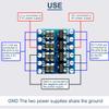 DAOKAI 10PCS IIC I2C Logic Level Converter 4 Channels Bi-Directional Level Voltage Module 3.3-5V Shifter for Arduino, with Dupont Cable view 3