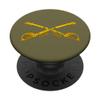 US Army Cavalry Branch - CAV Scout 19Delta - 19D Distressed PopSockets Adhesive PopGrip view 1