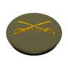 US Army Cavalry Branch - CAV Scout 19Delta - 19D Distressed PopSockets Adhesive PopGrip view 2