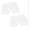 2 Pair Replacement Nosepieces Nose Pads for Costa Del Mar Fernandina Sunglass - Clear view 1
