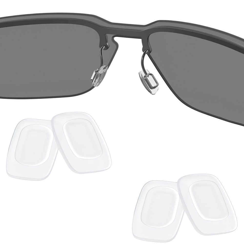 2 Pair Replacement Nosepieces Nose Pads for Costa Del Mar Seven Mile Sunglass - Clear