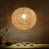 CSYSKV Chandeliers, Japanese Style Bamboo Hand-Woven Rattan Wicker Ceiling Hot Pot Restaurant Inn Bamboo Lantern Height Adjustable Decorative Lighting view 2