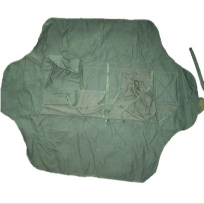 Military Antenna Case TRC-7 Canvas Pioneer Tool Bag Made in USA with P38