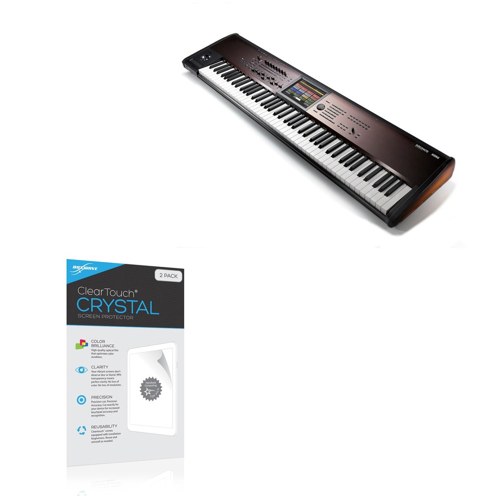 BoxWave Screen Protector Compatible with Korg Kronos - ClearTouch Crystal (2-Pack), HD Film Skin - Shields from Scratches
