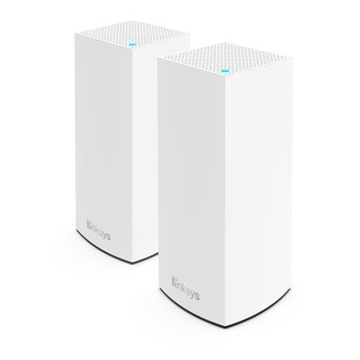 Linksys Atlas Pro 6 WiFi Router - AX5400 WiFi 6 Router - Dual-Band Mesh Wifi System - WiFi 6 Mesh Routers for Wireless Internet - Connect 60+ Devices, 5,400 sq ft, MX5502 2-Pk