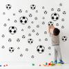 52 Pcs Soccer Stickers, Easy to Peel and Stick Soccer Balls Wall Stickers, Wall Art DIY Football Decor Decals for Kids Room, Boys Teen Girl Bedroom Playroom Living Room Window Door Decoration view 1