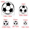 52 Pcs Soccer Stickers, Easy to Peel and Stick Soccer Balls Wall Stickers, Wall Art DIY Football Decor Decals for Kids Room, Boys Teen Girl Bedroom Playroom Living Room Window Door Decoration view 2