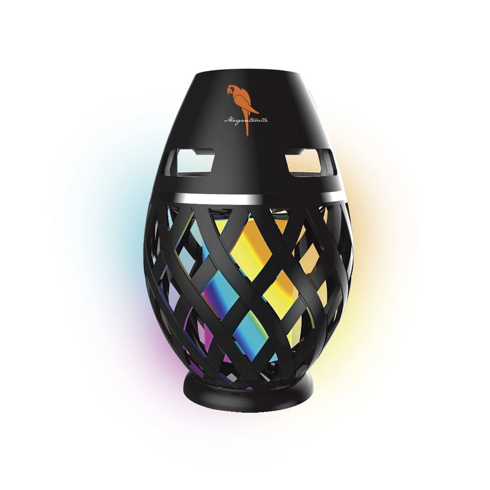 Margaritaville Tiki Torch - Waterproof Bluetooth Speaker, Portable Party Speaker with Multicolor LED Lights, Perfect for Travel, Parties, Yards, and Pools