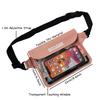 EMSEEK Waterproof Waist Pouch Dry Belt Bag Fanny Pack Keep Your Key Fob Wallet Kindle Phone Dry Perfect For Swim Surf Snorkel(Pink) view 2
