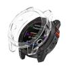 Watch Case Compatible for Garmin Fenix 7X Cover,Anti Drop TPU Case Protector for Fenix 7X Case Cover Smartwatch Accessory (Black+Clear) view 4