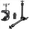 FOMITO 11" Articulating Magic Arm with Super Clamp, Heavy Duty Camera Mount for DSLR Rig, LED Video Lights, LCD Monitors, 1/4"-3/8" Thread, Max Load 4.4lbs view 1
