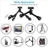FOMITO 11" Articulating Magic Arm with Super Clamp, Heavy Duty Camera Mount for DSLR Rig, LED Video Lights, LCD Monitors, 1/4"-3/8" Thread, Max Load 4.4lbs view 2
