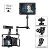 FOMITO 11" Articulating Magic Arm with Super Clamp, Heavy Duty Camera Mount for DSLR Rig, LED Video Lights, LCD Monitors, 1/4"-3/8" Thread, Max Load 4.4lbs view 4
