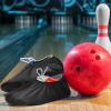 Geyoga 2 Pcs Black Bowling Shoe Covers Polyester Bowling Shoe Protector Covers Accessories for Men Women Game Sports Supplies(Large) view 3