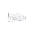 Electro Zinc Plated Wire Mesh Cable Tray, Silver Steel, 19.69 x 3.94 x 118.12 inch, 2-Pack view 3