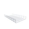 Electro Zinc Plated Wire Mesh Cable Tray, Silver Steel, 19.69 x 3.94 x 118.12 inch, 2-Pack view 4