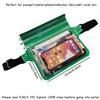 EMSEEK Waterproof Waist Pouch Dry Belt Bag Fanny Pack Keep Your Key Fob Wallet Kindle Phone Dry Perfect For Swim Surf Snorkel(Green) view 2