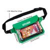 EMSEEK Waterproof Waist Pouch Dry Belt Bag Fanny Pack Keep Your Key Fob Wallet Kindle Phone Dry Perfect For Swim Surf Snorkel(Green) view 3