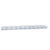 Electro Zinc Plated Wire Mesh Cable Tray, Silver Steel, 3.94 x 1.97 x 118.12 inch, 8-Pack view 3