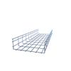 Electro Zinc Plated Wire Mesh Cable Tray, Silver Steel, 11.82 x 3.94 x 118.12 inch, 4-Pack view 1