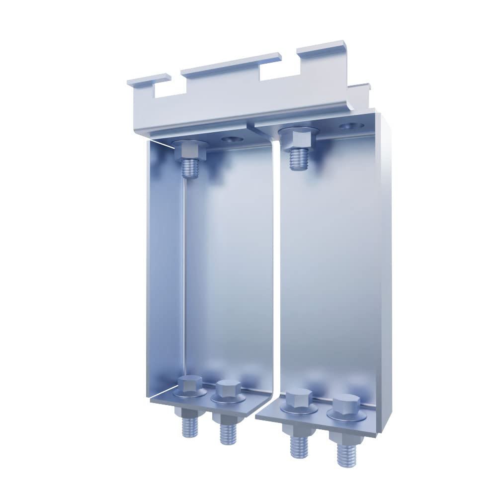 NavePoint Wire Mesh Cable Tray Floor Stand 4in Wide